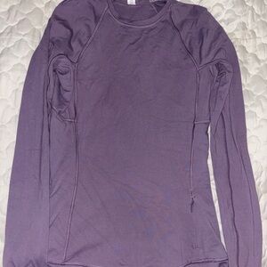 lululemon athletica Deep Purple Long Sleeve Tee